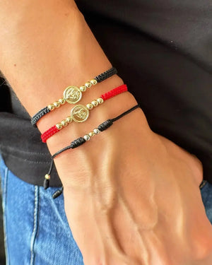 BRAZALETE TEJIDO SAN MIGUEL ARCANGEL 2031 OrolaminadoLuxus