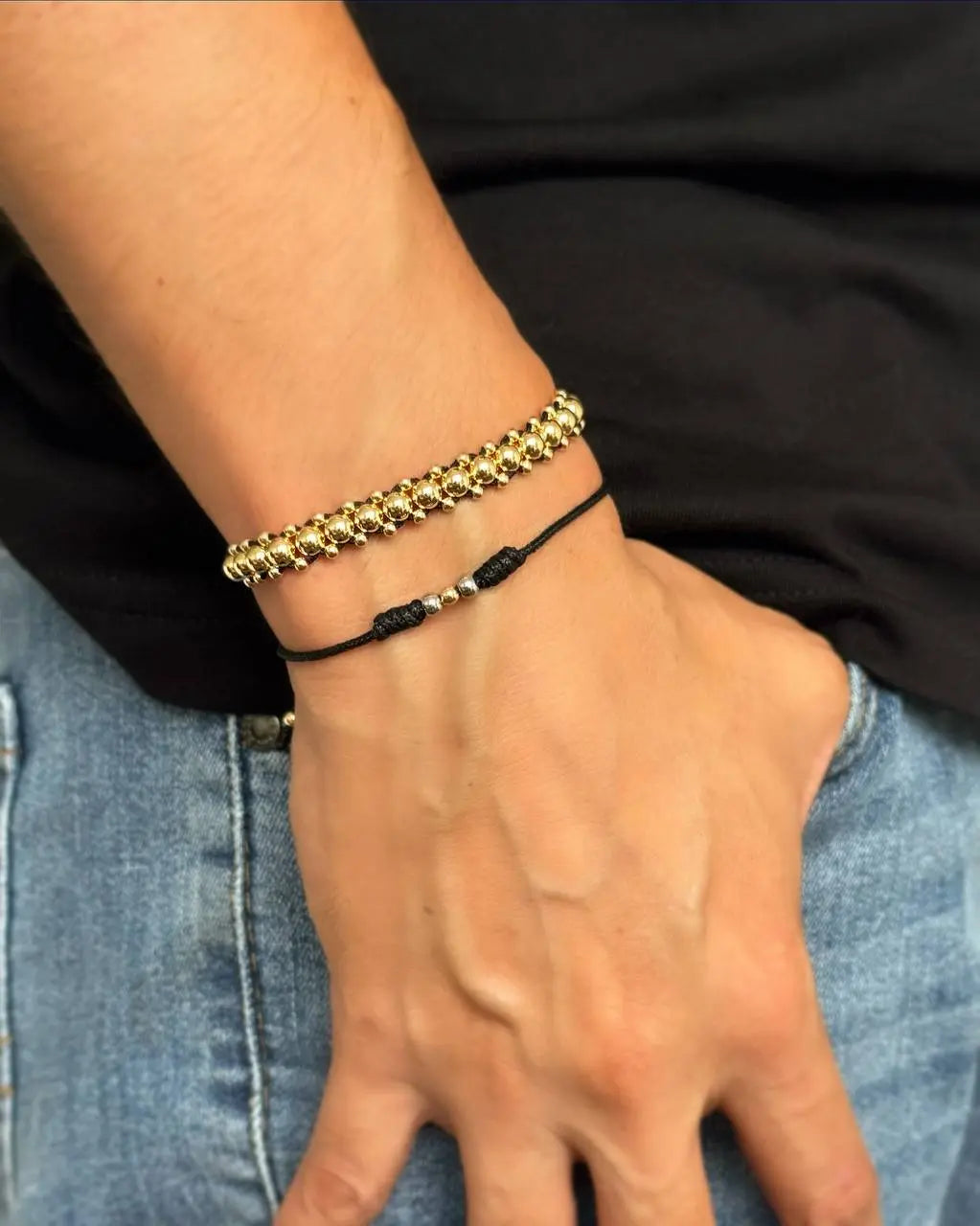 BRAZALETE TEJIDO ROSITA B5MM-2.5MM 2109 OrolaminadoLuxus