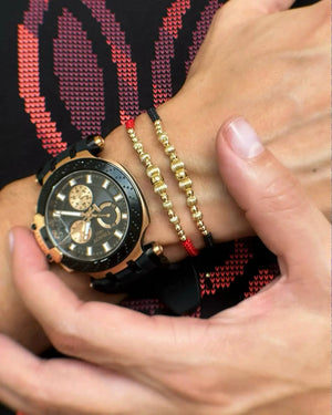 BRAZALETE DEGRADE CHATA DIAMANTADO 4403 OrolaminadoLuxus