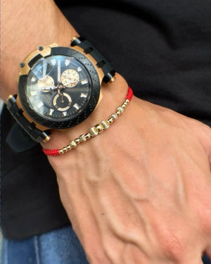 BRAZALETE DEGRADE CHATA DIAMANTADO 4403 OrolaminadoLuxus