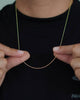 CADENA TEJIDO MILITAR 0,5 MM 65 CM  5801 OrolaminadoLuxus