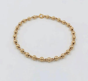 BRAZALETE B4MM DORADA EN SISTEMA DE AGARRE 1447 OrolaminadoLuxus