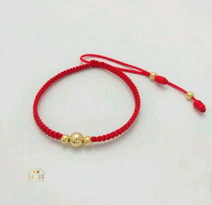 BRAZALETE TEJIDA DEGRADE DORADA 020317 OrolaminadoLuxus
