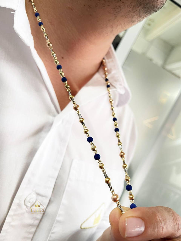 COLLAR ARTESANAL 4MM 3 OROS 020402.65-280