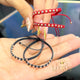 BRAZALETE B3MM TEJIDO 3 OROS PARA BEBE 020200837 OrolaminadoLuxus