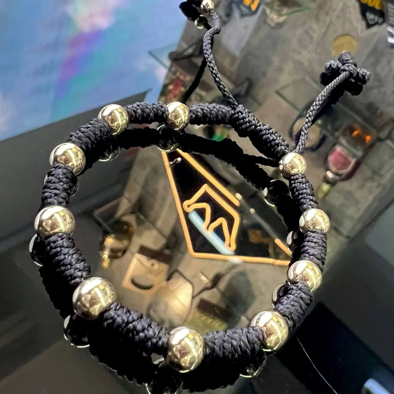 BRAZALETE BOLA 6MM DENARIO NUDOS FRANCISCANO 838 OrolaminadoLuxus