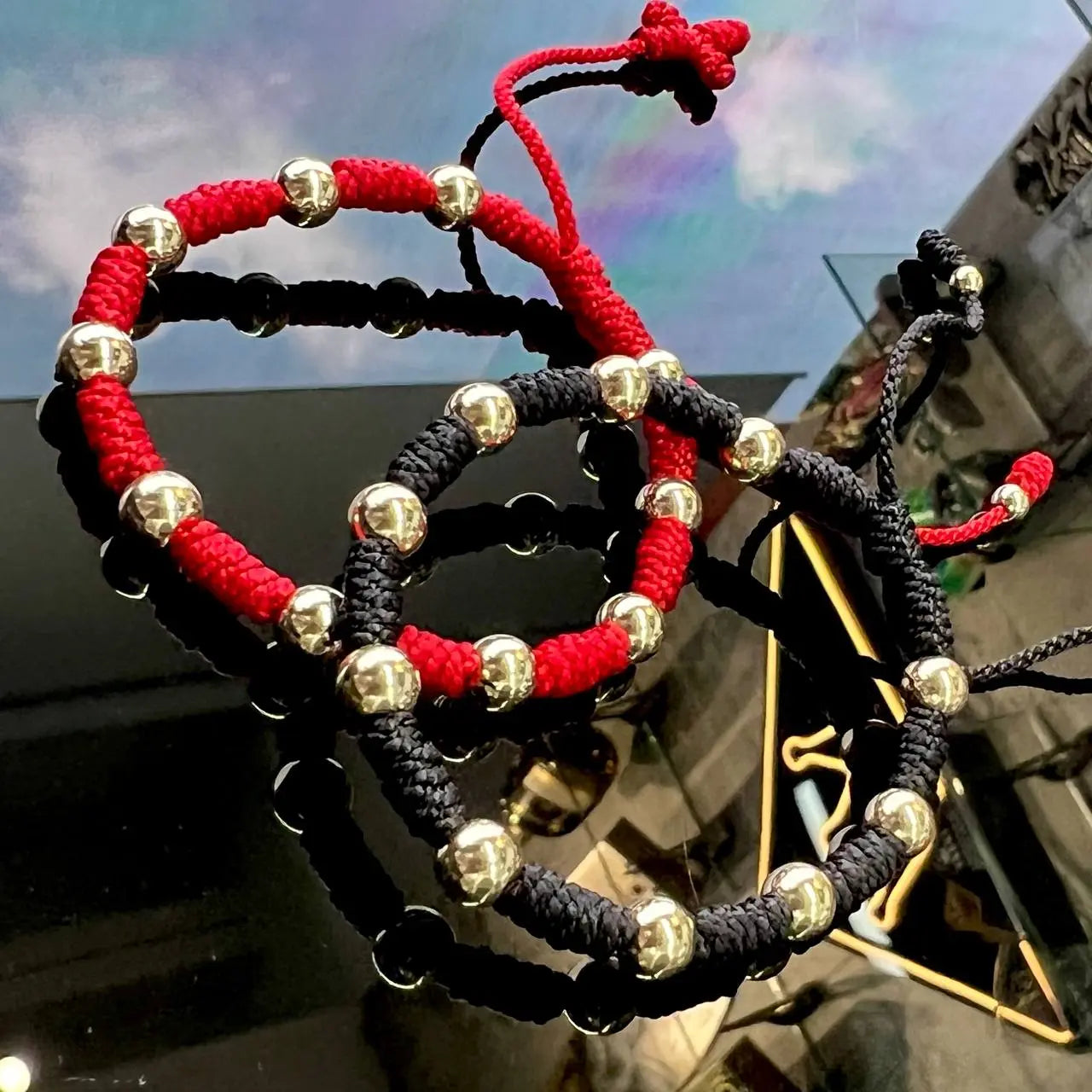 BRAZALETE BOLA 6MM DENARIO NUDOS FRANCISCANO 838 OrolaminadoLuxus