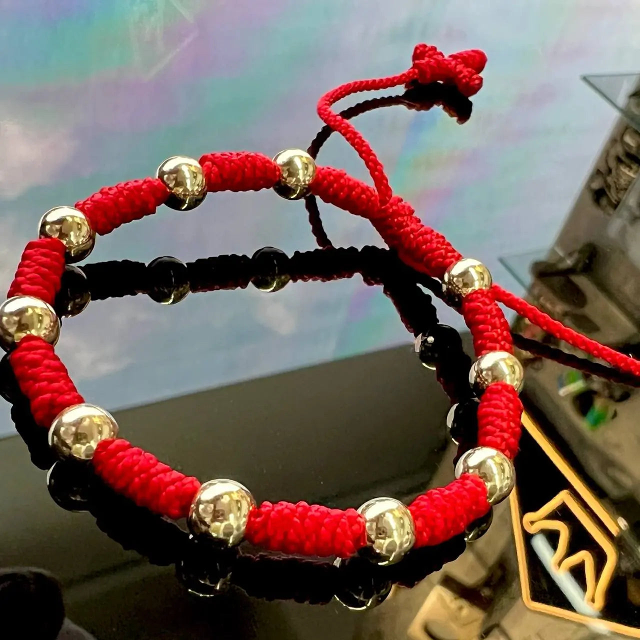 BRAZALETE BOLA 6MM DENARIO NUDOS FRANCISCANO 838 OrolaminadoLuxus