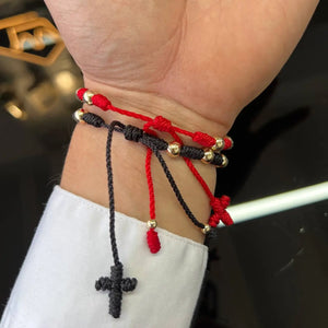 BRAZALETE BOLA 6MM DENARIO NUDOS FRANCISCANO 838 OrolaminadoLuxus